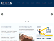 Tablet Screenshot of dockxhandling.be